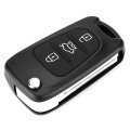 Flip 3 Button Remote Key Fob Case Shell Cover For Rondo 2006 2011 Soul 2009 2013 Rio