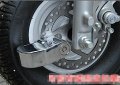 Niree 7mm Pin For Motorcycle Safety Lock Auto-arm Scooter Moped Anti Thief Wheel Disc Brake Alarm Security Brakes Rotor Silver