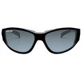 Ergodyne Skullerz Njord Safety Sunglasses- Black Frame Silver Mirror Lens 