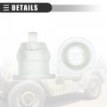 Motoforti Automotive Transfer Case Cable Bushing For Jeep Wrangler Jk 2007-2018 Rubber 68064273ab Transparent 2 Pcs