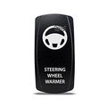 Ch4x4 Rocker Switch Steering Wheel Warmer Symbol- White Led 