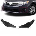 G-plus Front Fog Bumper Hole Cover Compati With 2012-2014 Toyota Camry Xle Le L Hybrid Le Pair