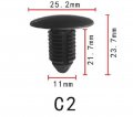 Autobahn88 Radiator Apron Panel Clip Compatible With Gm Oem Pack Of 20