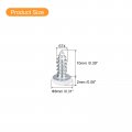 Uxcell St4x10mm White Screws Self Tapping 50pcs Pan Head Phillips Wood For Woodworking
