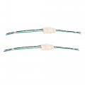 2pcs Dc12v 2 Pin Male Female Waterproof Electrical Wire Connector For Car