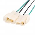 2pcs Dc12v 2 Pin Male Female Waterproof Electrical Wire Connector For Car