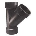 6331 45 Degrees Wye 3 In Slip X 3 1 5 Abs Plastic 
