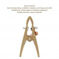 Fafeicy Welding Ground Clamp Brass Material A Shape Earth For Machine Used In Shipyards Machinery Manufacturing Oil