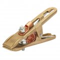 Fafeicy Welding Ground Clamp Brass Material A Shape Earth For Machine Used In Shipyards Machinery Manufacturing Oil