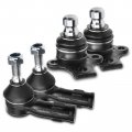 A-premium 4pcs Front Suspension Kit Lower Ball Joint Outer Tie Rod End Compatible With Volkswagen Jetta 1988-1998 Passat 