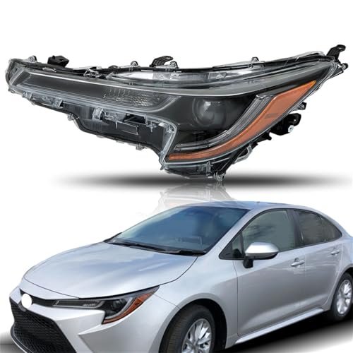 Headlight Assembly Replacement For Corolla Le 2020 2021 2022 Driver Left Front Side Clear Lens Halogen Part 8115002s30