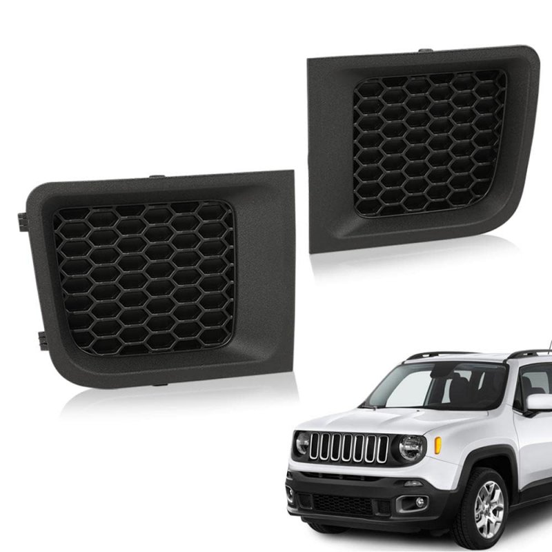 Front Lower Bumper Grille Bezel Driver And Passenger Side For 2015 2016 2017 Jeep Renegade 735618579l 735618580r 5xb62lxhaa