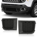 Front Lower Bumper Grille Bezel Driver And Passenger Side For 2015 2016 2017 Jeep Renegade 735618579l 735618580r 5xb62lxhaa