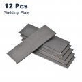 Uxcell 2x6 Inch Mild Steel Welding Plate 11 Gauge Practice And Training For Mig Tig Arc Gas Stick 12pcs