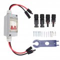 Circuit Breaker Solar Panels 30 Amp Disconnect Switch Mcb 2p Dc 500v 32a With Ip65 Waterproof Distribution Box Outdoor