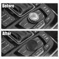 X Autohaux Joystick Button Control Center Cover Mmi Knob Repair Kit 8k0998068a For Audi A4 A5 A6 Q5 Q7 S5 S6