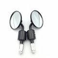 Hongk- Motorcycle Black A Set Cnc Rear View Handle Bar End Round Mirrors 7 8 Compatible With Cb1000r Cb1300 Cb600f Hornat