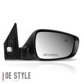 Hy1321202 Factory Style Passenger Right Side Mirror Manual Folding Power Adjust Heated Glass Compatible With Elantra 14-16