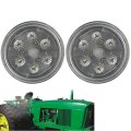 Par36 Led Tractor Light 2 Pack Round Flood Lamp 12v Sealed Beam 30w 5000k Work For John Deere Case Ih Ford New Holland Massey 