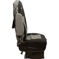 Seats Inc Coveralls Truck Seat Cover Two-tone Black Gray Model 9107