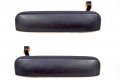 Pt Auto Warehouse Ni-3152a-fp Outer Exterior Outside Door Handle Textured Black Front Left Right Pair 