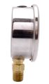 2-1 2 Oil Pressure Gauge Stainless Steel Case Brass 1 4 Npt Lower Mount Connection 0-1500psi Gssg2512-k15cupd 