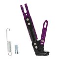 Kickstand For Motorcycle Premium Purple Aluminum Alloy Adjustable Foot Side Stand Tr Holder Motorcycles Volet