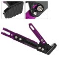 Kickstand For Motorcycle Premium Purple Aluminum Alloy Adjustable Foot Side Stand Tr Holder Motorcycles Volet