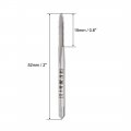 Uxcell Machine Tap 4-40 Unc Thread 2b Class 3 Flutes High Speed Steel Screw Threading Tapping Tool