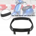 Topteng Headlight Bezel Trim Rim Cap Guard Cover Fit For Vespa Sprint 150 2016-2022