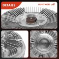A-premium Engine Cooling Fan Clutch Compatible With Ford F59 1994-1997 F Super Duty 1993-1997 F-250 F250 1994-1996 Hd F-350