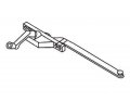 Casement Window Operator Left Hand Front Mount Stainless Steel Roller Chestnut Bronze 9-1 2 Long Arm 