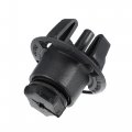 X Autohaux 2pcs Bonnet Hood Adjuster Buffer Block Repair Part Replacement For Bmw 51767183752 Black