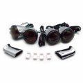 Httmt- 4x Chrome Motorcycle Turn Signal Lights Indicator Compatible With H-d Sportster Iron 883 P N Mt224-017f R