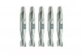 Shars 5pcs 3 8 X M42 Cobalt 2 Flute Double End Center Cut Mill Set 9 16 Length 404-6058-5 