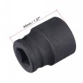 Uxcell 1 2 Drive By 23mm 6-point Impact Socket Cr-v Steel 57 Length Shallow Metric Sizes
