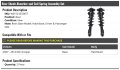 Rear Shock Absorber And Coil Spring Assembly Set Of 2 Compatible With 2007-2014 Mini Cooper Base Hatchback