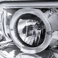 Silverado Halo Clear Projector Headlights Bumper Lamps Led Drl Fog Strips