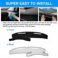 Autorder Dashboard Cover Mat For 1981-1988 Chevrolet Monte Carlo El Camino Malibu Gmc Caballero Accessories Upgrade Velvet Dash