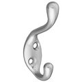 National Hardware N327-205 Mpb166 Heavy Duty Coat And Hat Hook In Satin Chrome 