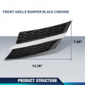 Front Bumper Grille Left Right Side Textured For Toyota Rav4 2013 2014 2015 To1200361 To1200360 531050r010 531060r010 Black