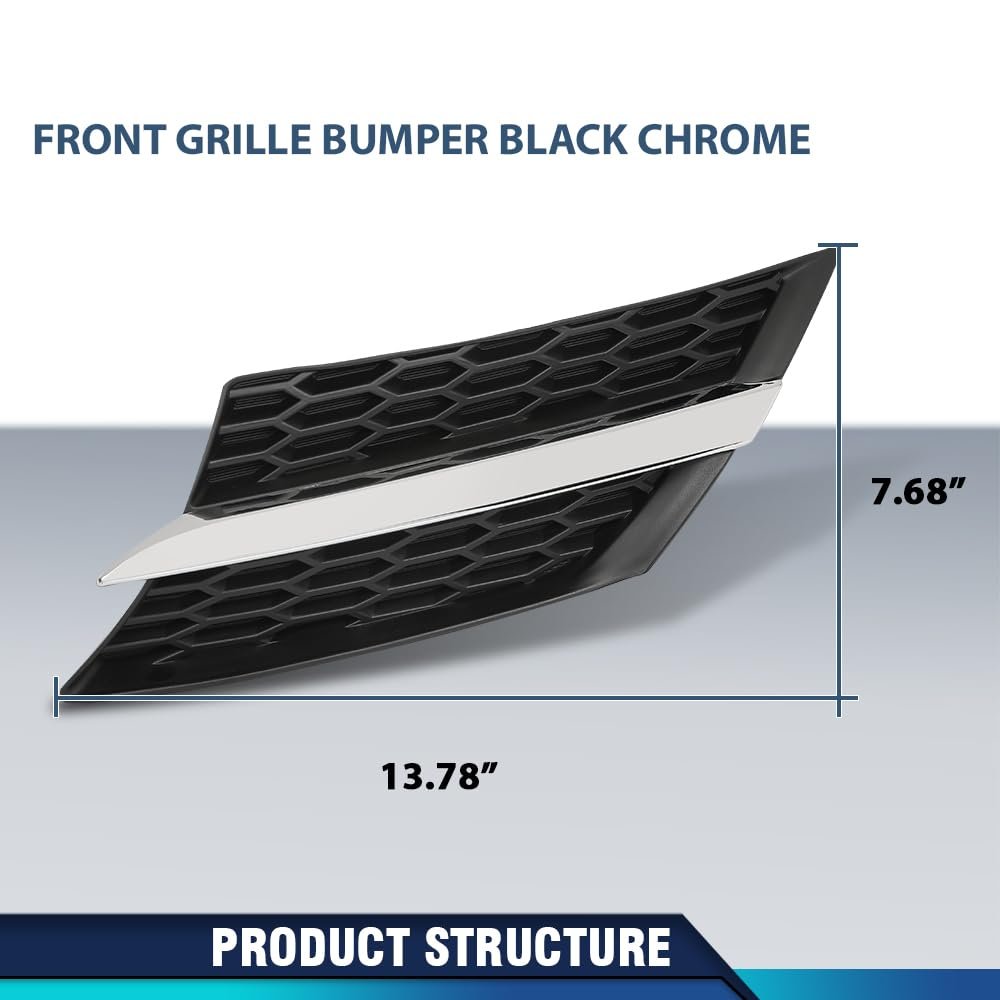 Front Bumper Grille Left Right Side Textured For Toyota Rav4 2013 2014 2015 To1200361 To1200360 531050r010 531060r010 Black