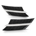 Front Bumper Grille Left Right Side Textured For Toyota Rav4 2013 2014 2015 To1200361 To1200360 531050r010 531060r010 Black 