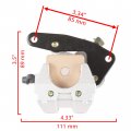Caltric Front Caliper Brake Disc Pad Compatible With Suzuki Lt-z400 Ltz400z Quadsport Z400 2003-2014