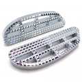 Httmt- Usmt216-109b-cd- Chrome Dominator Passenger Floorboard Knob Compatible With 2000-19 Softailh-d Softail Slim Street Glide