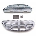 Httmt- Usmt216-109b-cd- Chrome Dominator Passenger Floorboard Knob Compatible With 2000-19 Softailh-d Softail Slim Street Glide