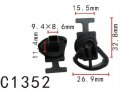 Autobahn88 Windshield Spacer Clip Compatible With Mitsubishi Oem Mb814151 Pack Of 20