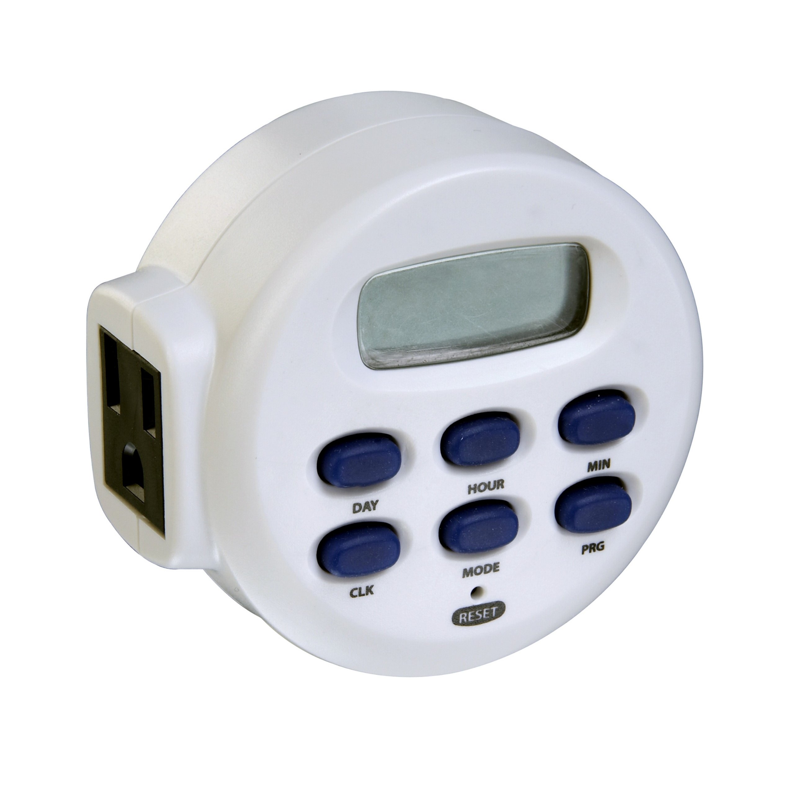 Westek Te55whb 1 Outlet Digital Timer With Grounded White
