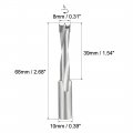Uxcell Brad Point Drill Bits For Wood 8mm X 68mm Right Turning Carbide Woodworking Carpentry Drilling Tool