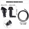 Uxcell 1 Set Windshield Washer Water Nozzle Spray No 76810sdaa11 For Honda Accord Ex Ex-l Lx Special Edition Value 2007
